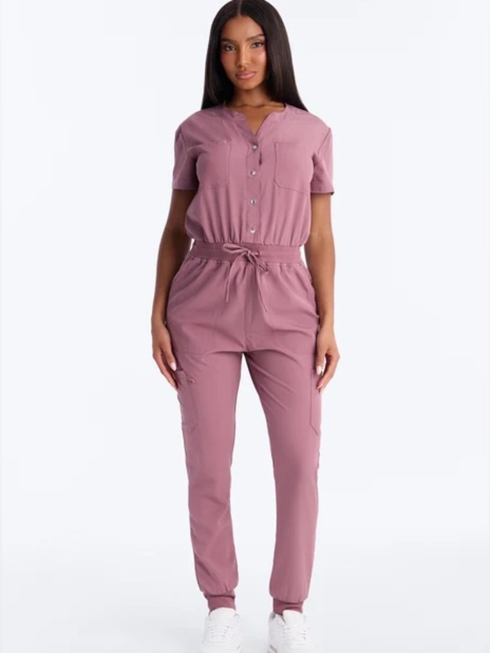 Mauve Utility Jogger Scrub Uniform Jumpsuit NEW 🏷️